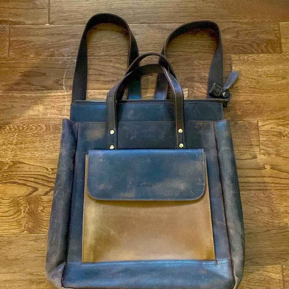 Szone leather satchel